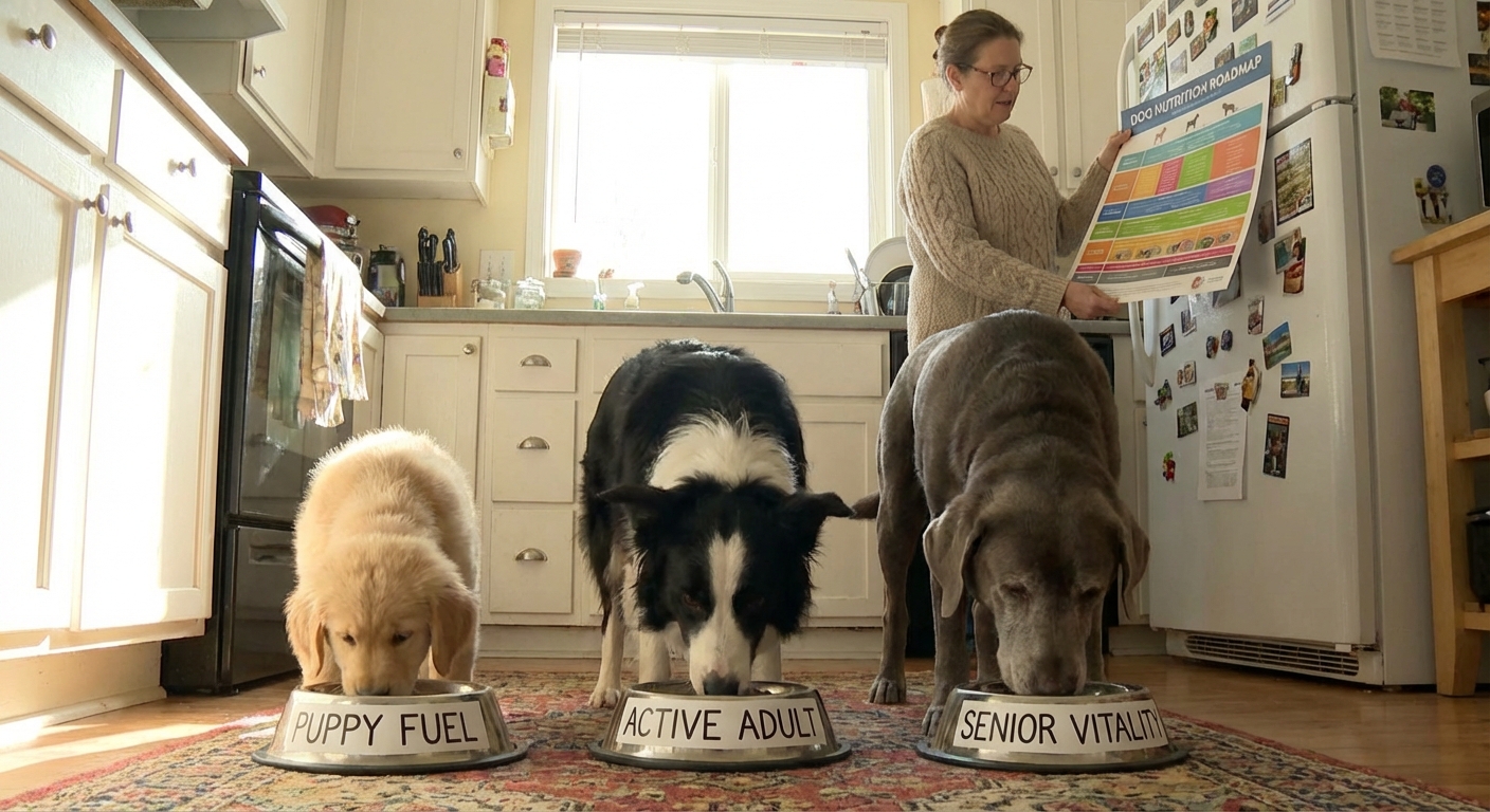 From Puppy Chow to Golden Years: A Life-Stage Nutrition Roadmap for Your Dog