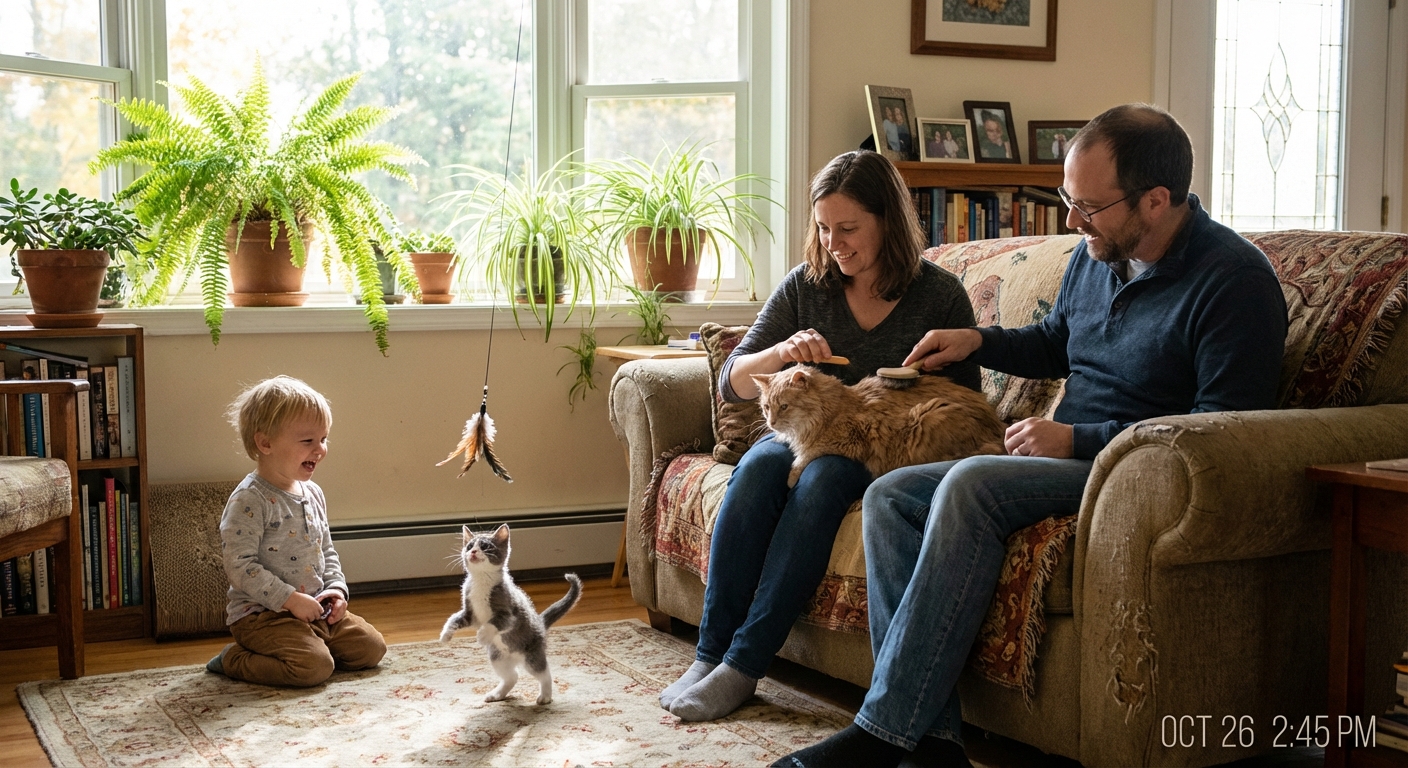 The Complete Home Guide to Cat Care: From Kitten Whiskers to Golden Years