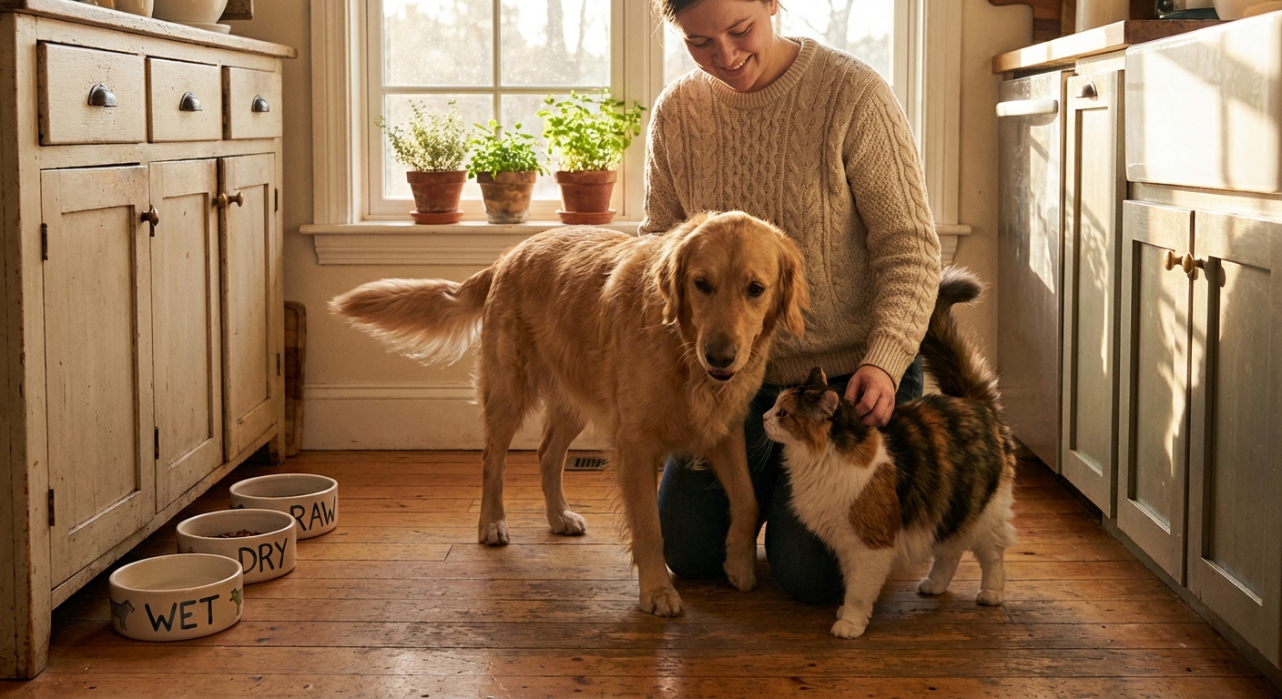 Wet vs Dry vs Raw: A Compassionate Comparison of Popular Pet Diets